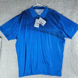 NWT Mens Polo 2XL Short Sleeve Speed Your Run Moisture Wicking